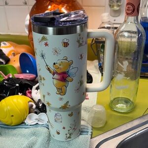 Winnie the Pooh Floral Travel Mug